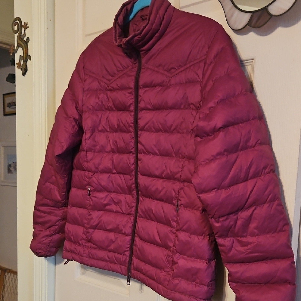 Kids'  Riding Sport Puffer Jacket - Berry